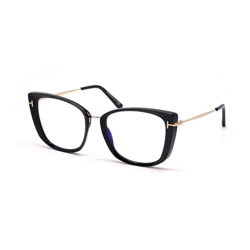 NEW TOM FORD EYEGLASSES BLACK WOMEN CAT EYE EYEWEAR